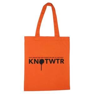 NEW KNOTWTR women's everyday tote bag in orange